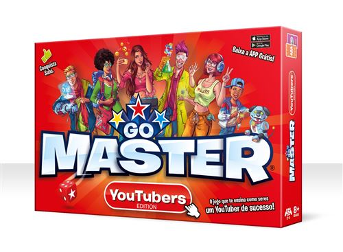 Jogo de Tabuleiro Go Master Youtuber s Edition - Creative Toys Online Sale